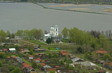 Вид с. Майкор с вертолета