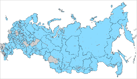 Карта Росиии