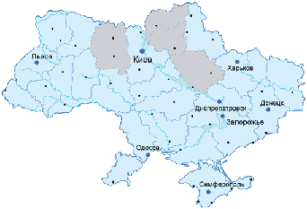 Карта Украины