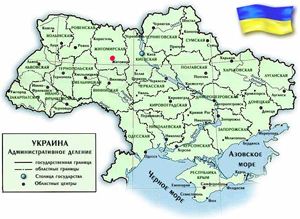 Карта Украины